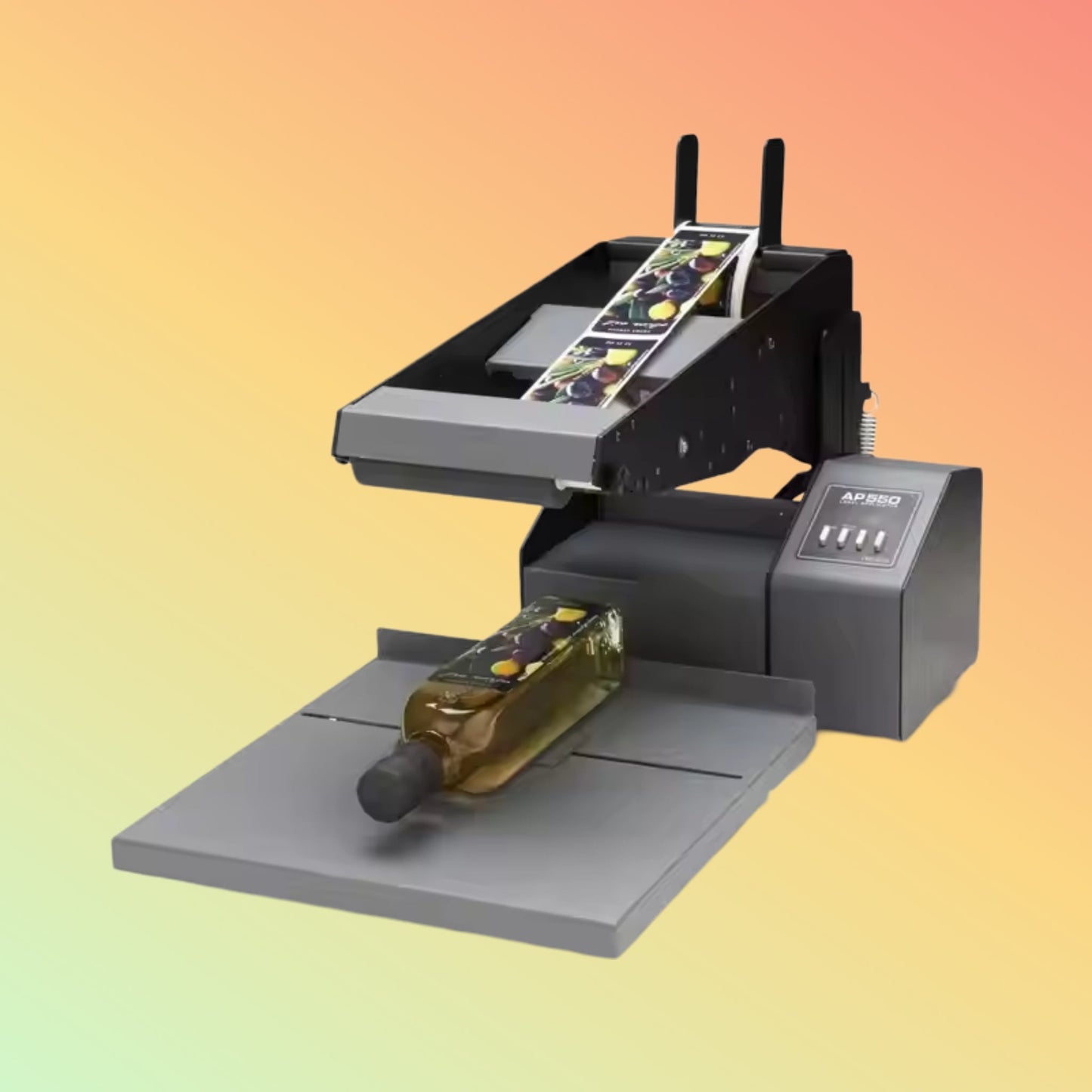 AP550 Flat-Surface Semi-automatic Label Applicator Easy Operation