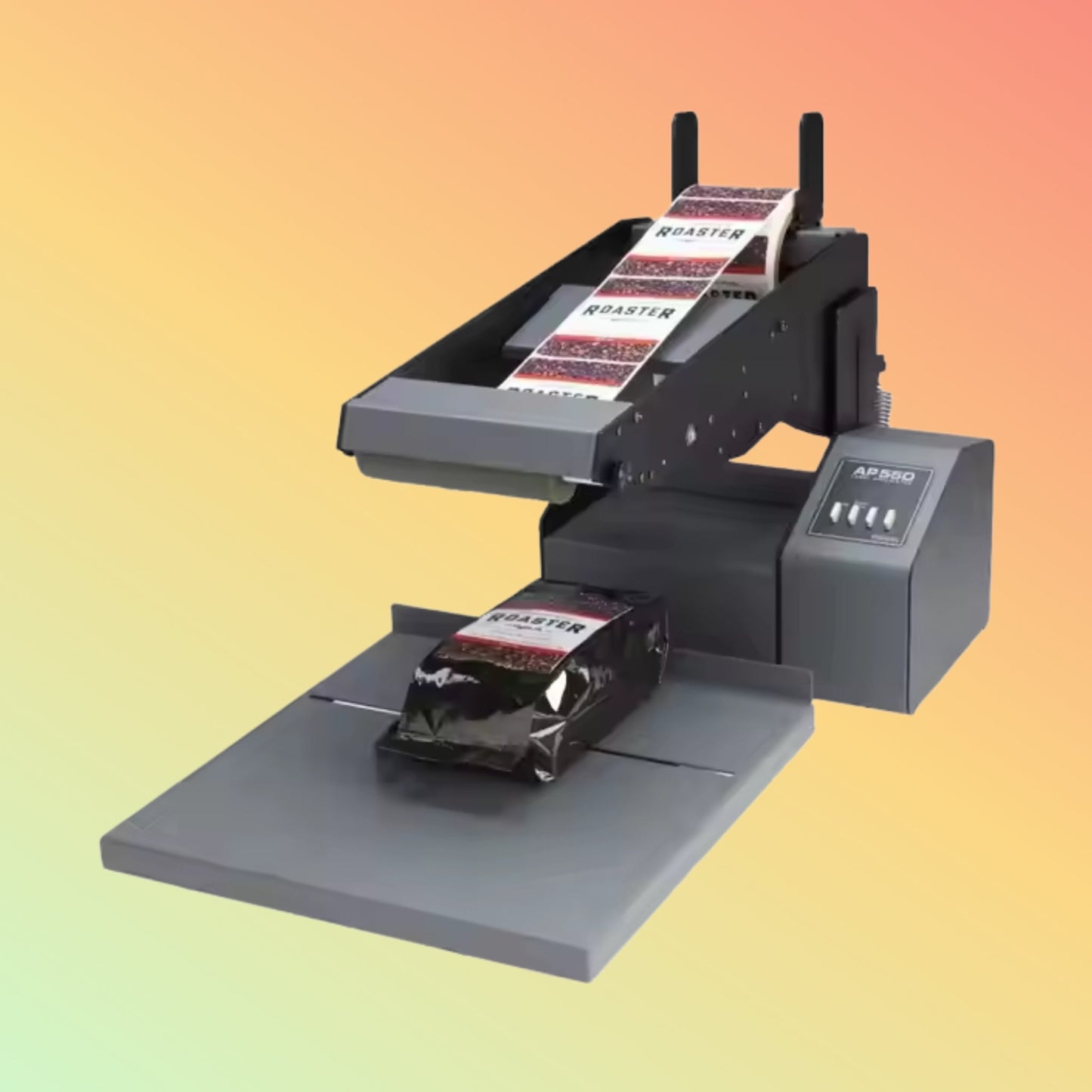 AP550 Flat-Surface Semi-automatic Label Applicator Easy Operation