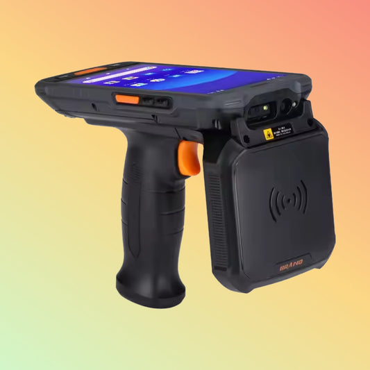 Handheld UHF RFID 2D Scanner Rugged PDA, 5" Screen, WiFi