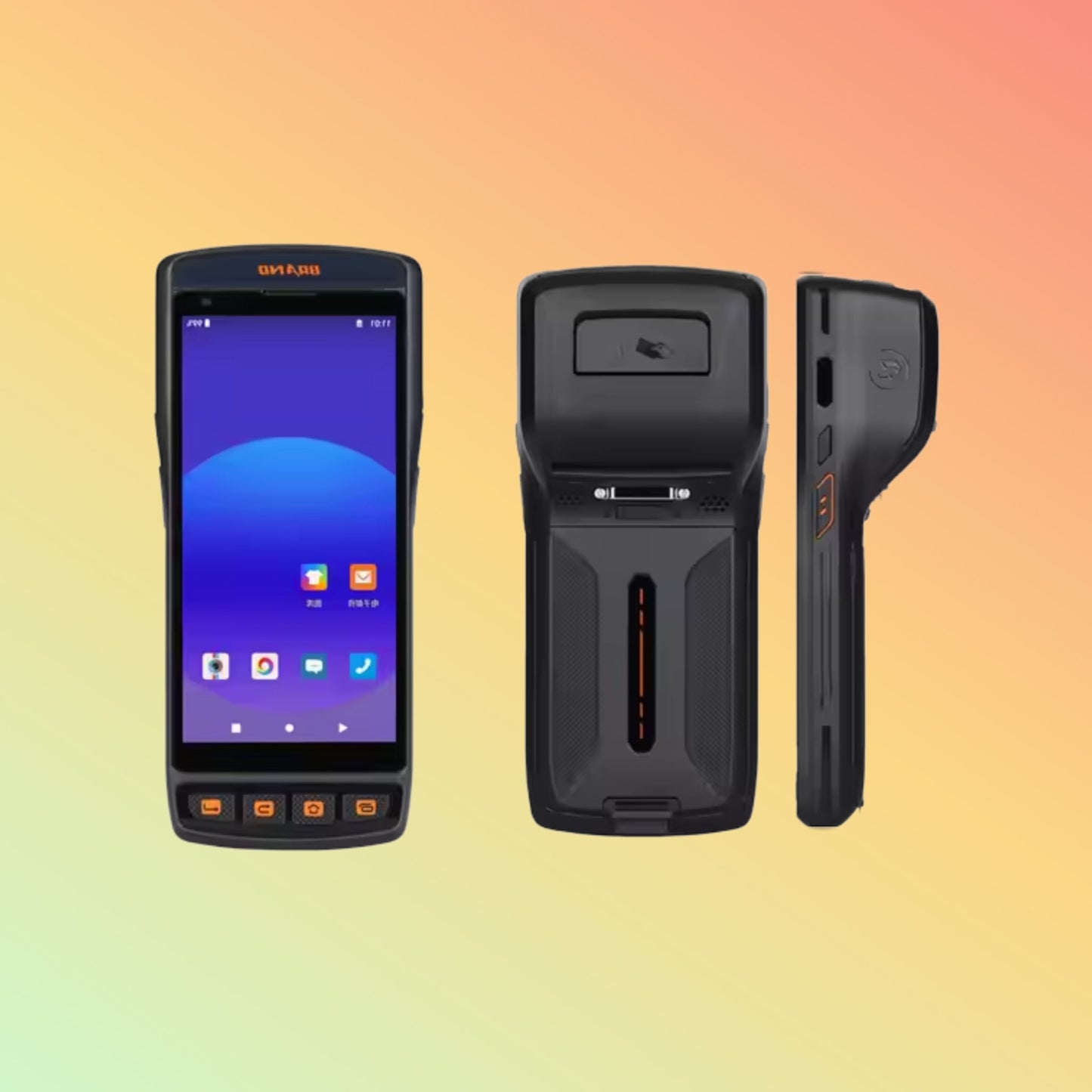 5.5" Android 11 Industrial PDA, 2D Scanner, NFC, IP65, Integrated Printer
