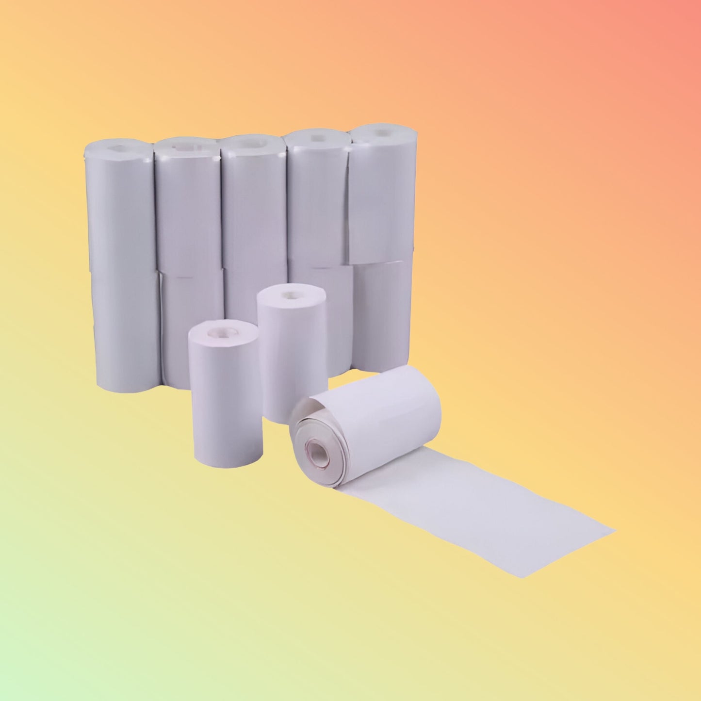 3 1/8 x 230, 80x80mm Thermal Receipt Paper Rolls, 100% Wood Pulp