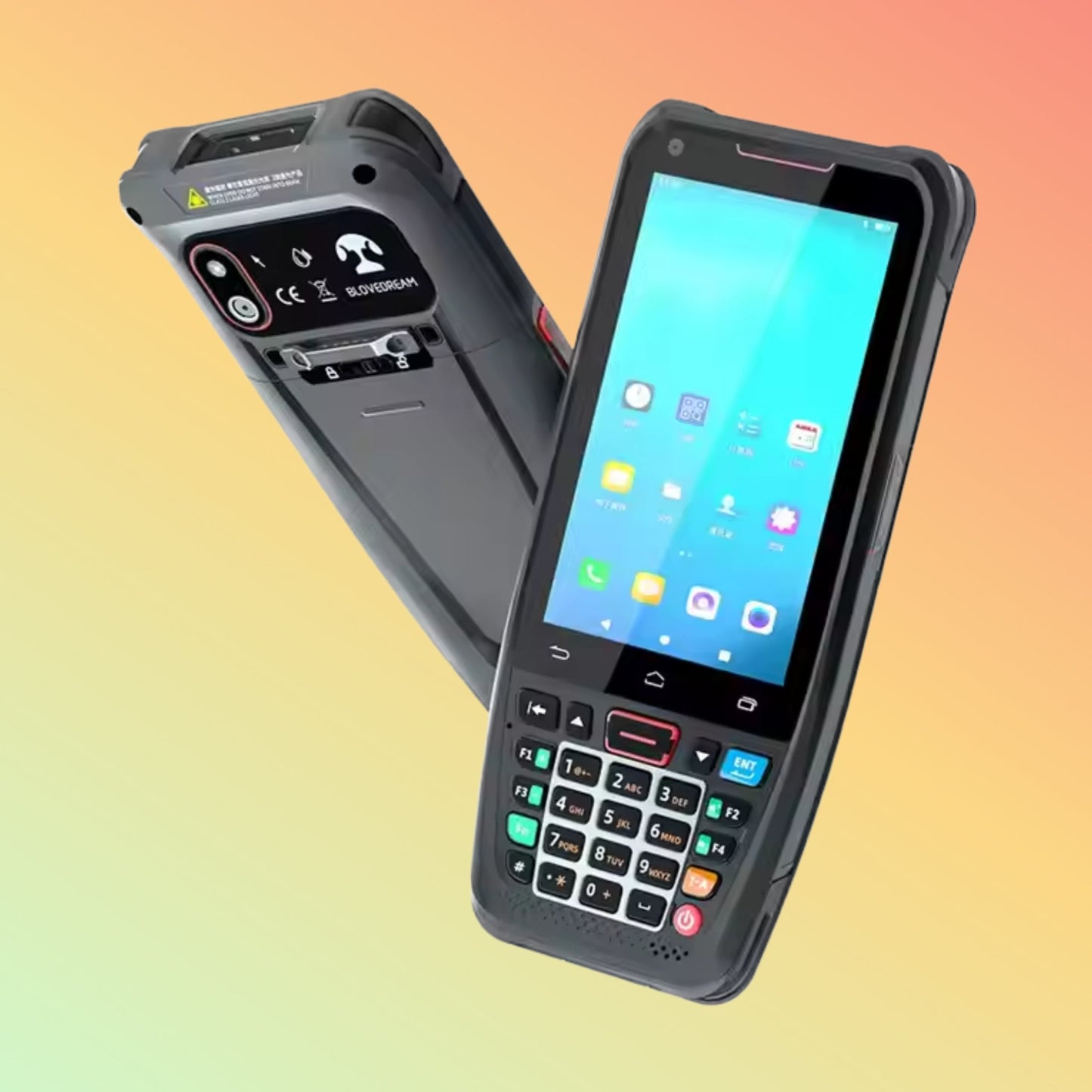 Android PDA: Handheld Terminal with Logistics Scanning Gun, In Stock