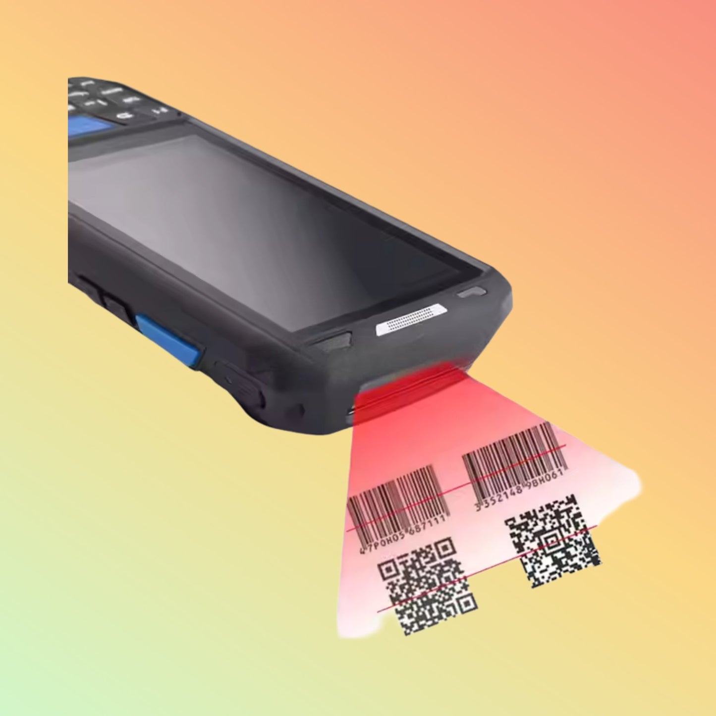 Handheld PDA 4" NFC 1/2D Scanner, 4G/WiFi, 16GB, Android, In Stock