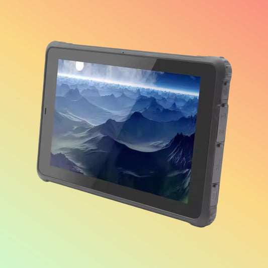 Geshem 8" Win10 Rugged Tablet – 1D/2D Scanner, Waterproof, Shockproof