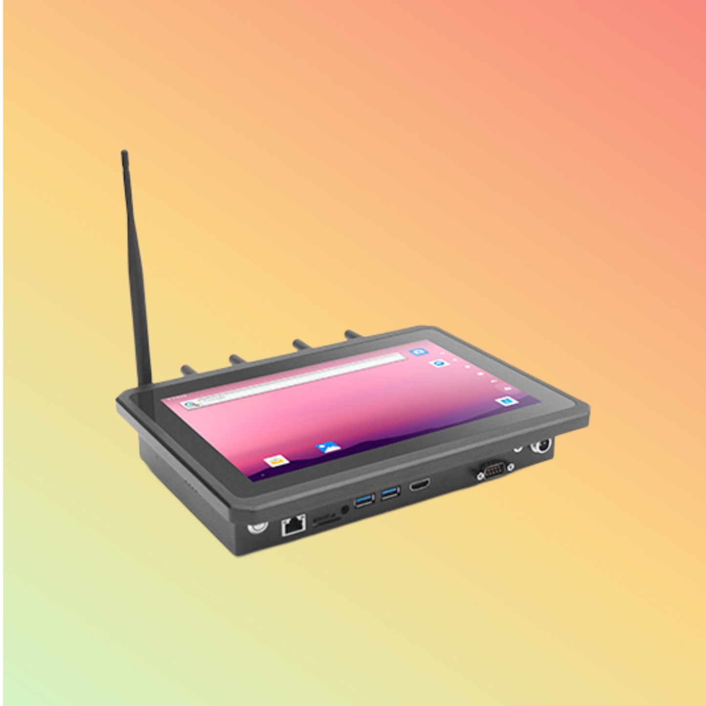 Geshem RK3399 All In One Capacitive Touch Screen 10 Inch Panel PC