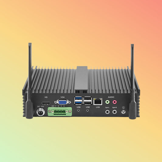 Geshem Intel Cereron J4125 Fanless Box PC