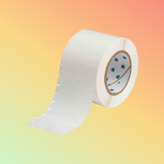 Harsh Enviro Clear Polyester Labels for 3" Core - 0.5"x1"
