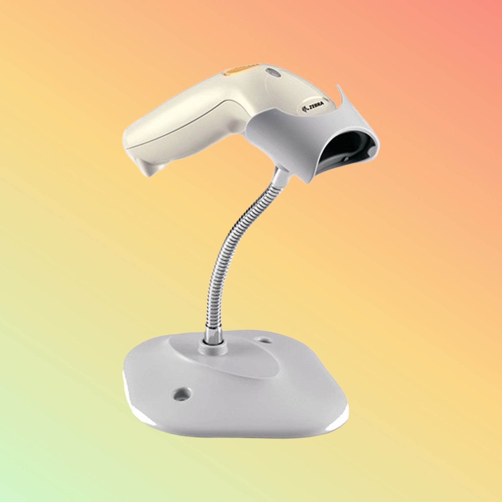 Compact Zebra LS1203 scanner, perfect for everyday barcode reading tasks with easy-to-use features