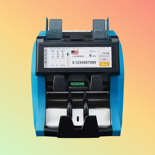 209Q Automatic Money Counter Machine Money Counting Multi Denomination