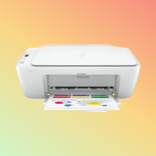 HP DeskJet 2720 Printer - Wireless, A4, Print Copy Scan, 7.5 ppm, 1200 x 1200 rendered dpi Resolution, 1,000 Pages Duty Cycle, Black and Color