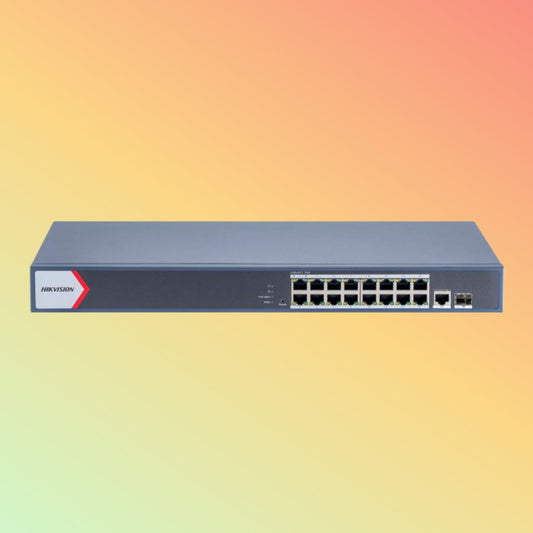 Hikvision DS-3E1518P-EI 16 Port Gigabit Smart POE Switch
