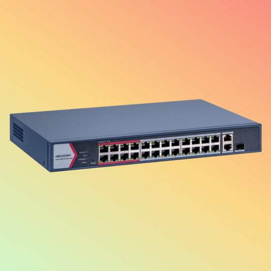 Hikvision DS-3E1326P-EI/M 24 Port Fast Ethernet Smart POE Switch