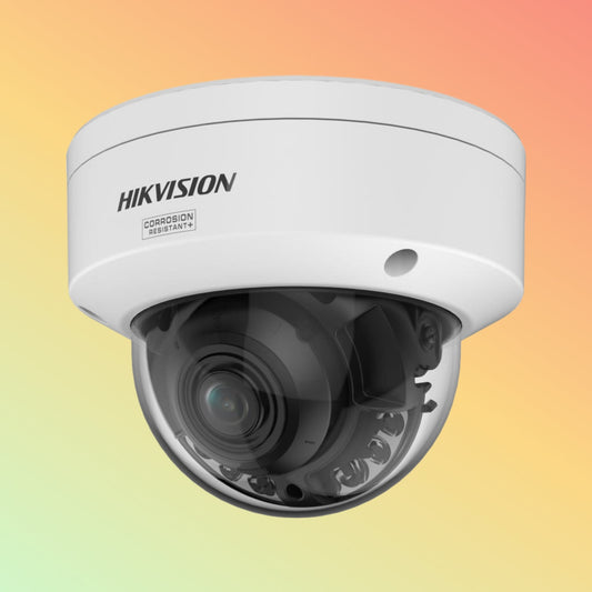 Hikvision DS-2CD2747G3T-LIZSY NEW 4 MP Smart Hybrid Light with ColorVu Motorized PTRZ Varifocal Dome Network Camera