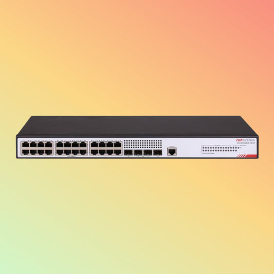 Hikvision DS-3E2528-HI-24T4F 24 GE RJ45, 4 GE SFP, Smart L2+ Switch
