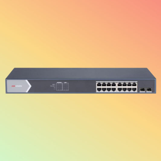 Hikvision DS-3E1518P-SI 16 Port Gigabit Smart POE Switch