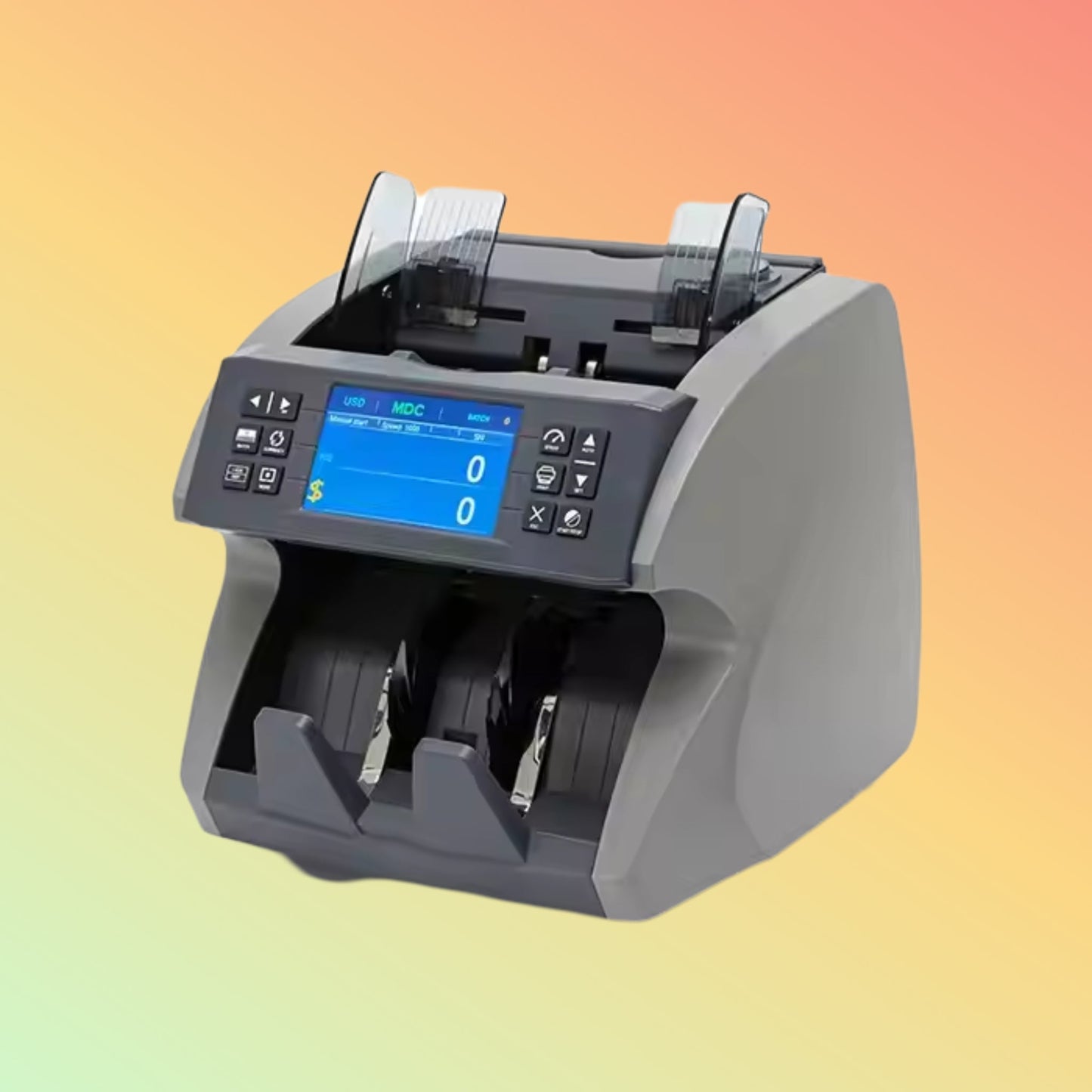 Vertical Design Money Counters Machine Count Value