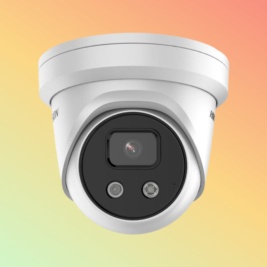 Hikvision DS-2CD2386G2-ISU/SL 4K AcuSense Strobe Light and Audible Warning Fixed Turret Network Camera