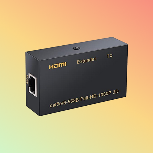 HAYSENSER HDMI EXTENDER RX CAT5E/6-568B FULL-HD-1080P 3D
