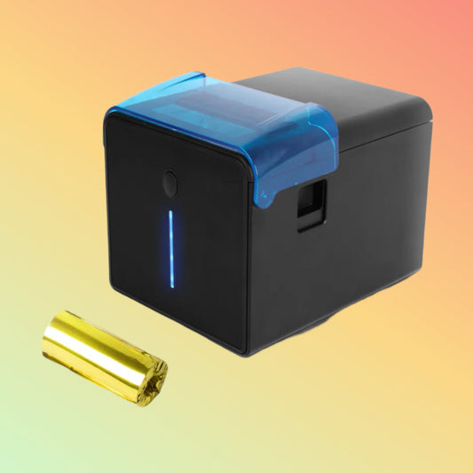 ZYWELL ZY905 Bluetooth thermal printer, 80mm print width, equipped with USB, RS232, LAN, and Bluetooth connectivity.