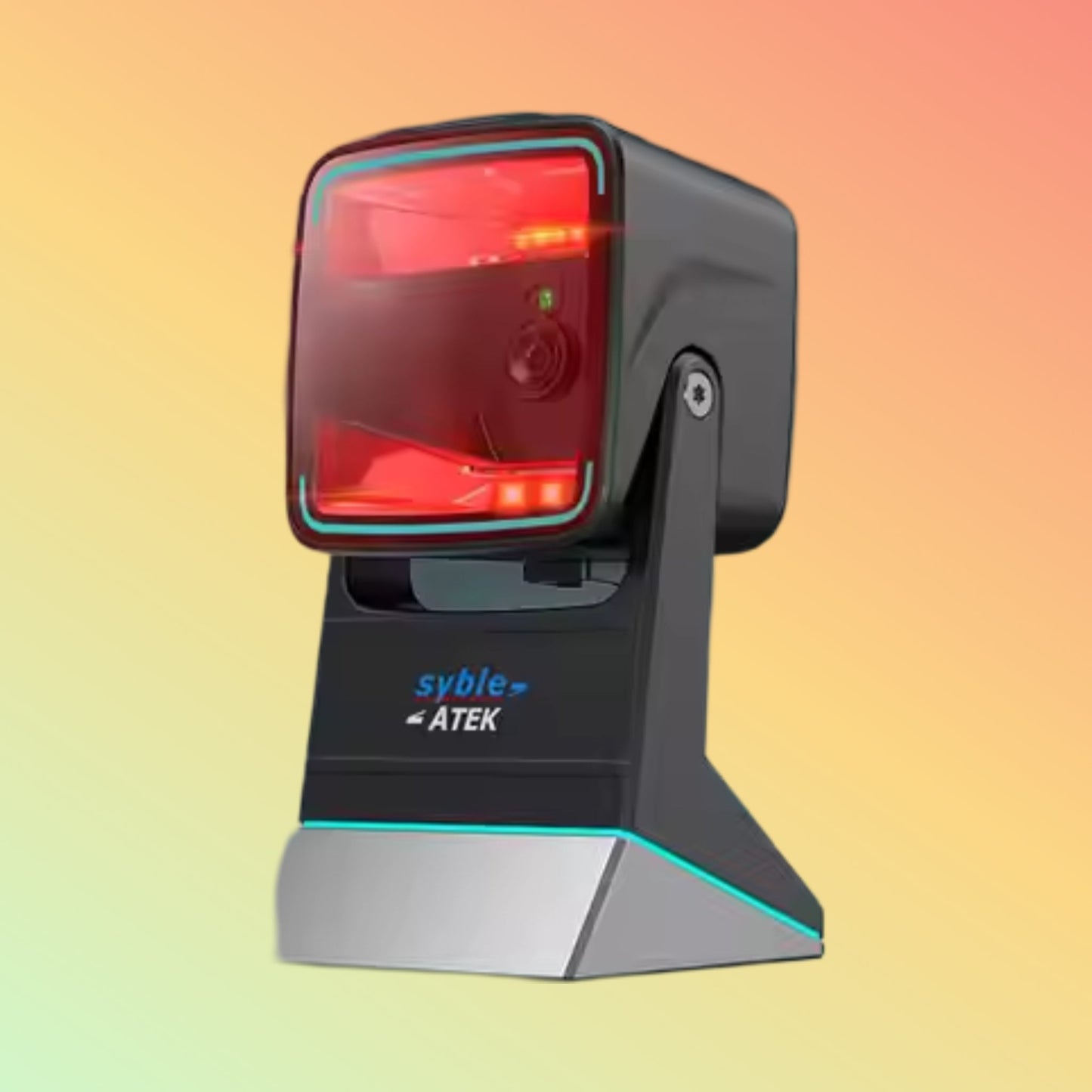 Syble AK-9100 2D QR Table Top Handsfree Desktop Barcode Scanner