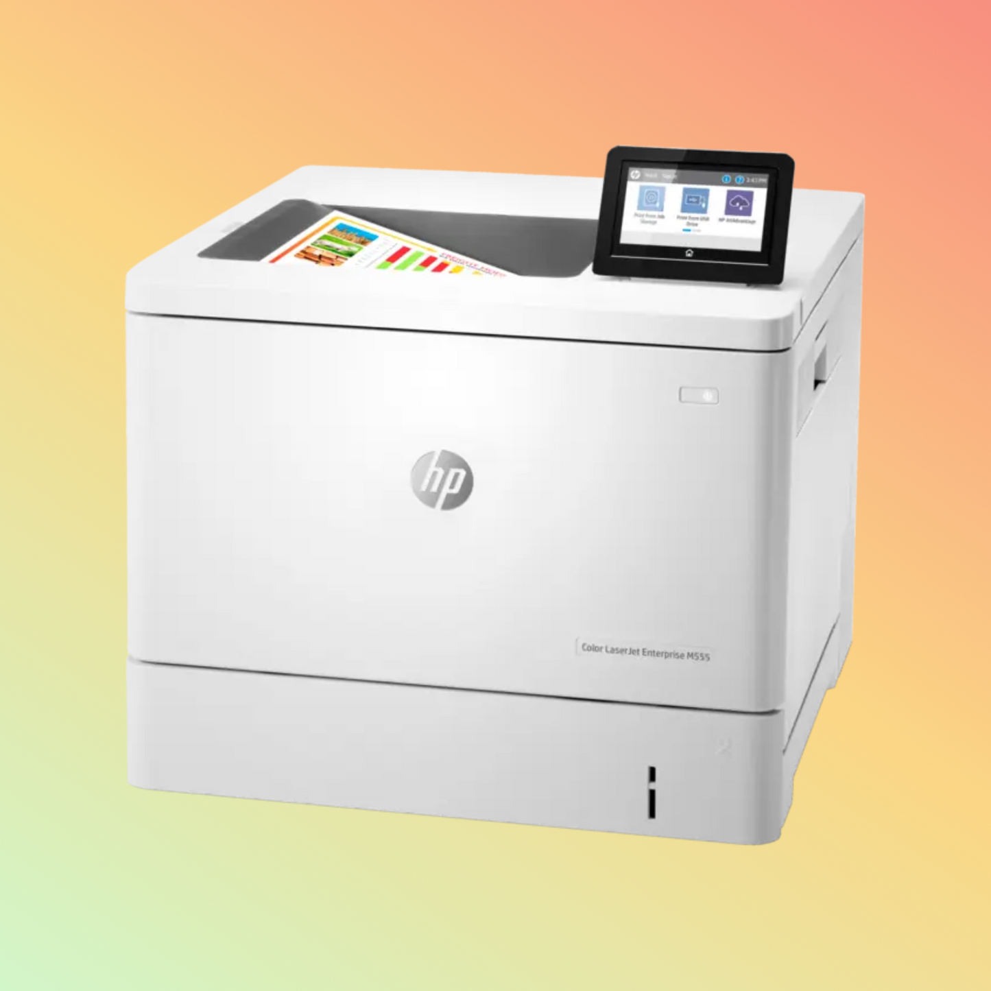 HP LaserJet Enterprise M555DN Printer - A4, Print, 38 ppm, 600 x 600 dpi Resolution, 80,000 Pages Duty Cycle, Black and Color