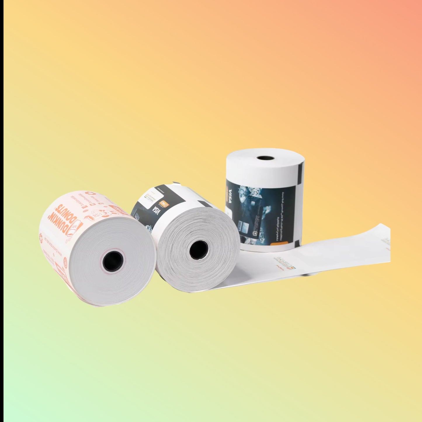 Eco-friendly 175Gsm 80mm direct thermal paper rolls, ideal for efficient POS transactions and receipts