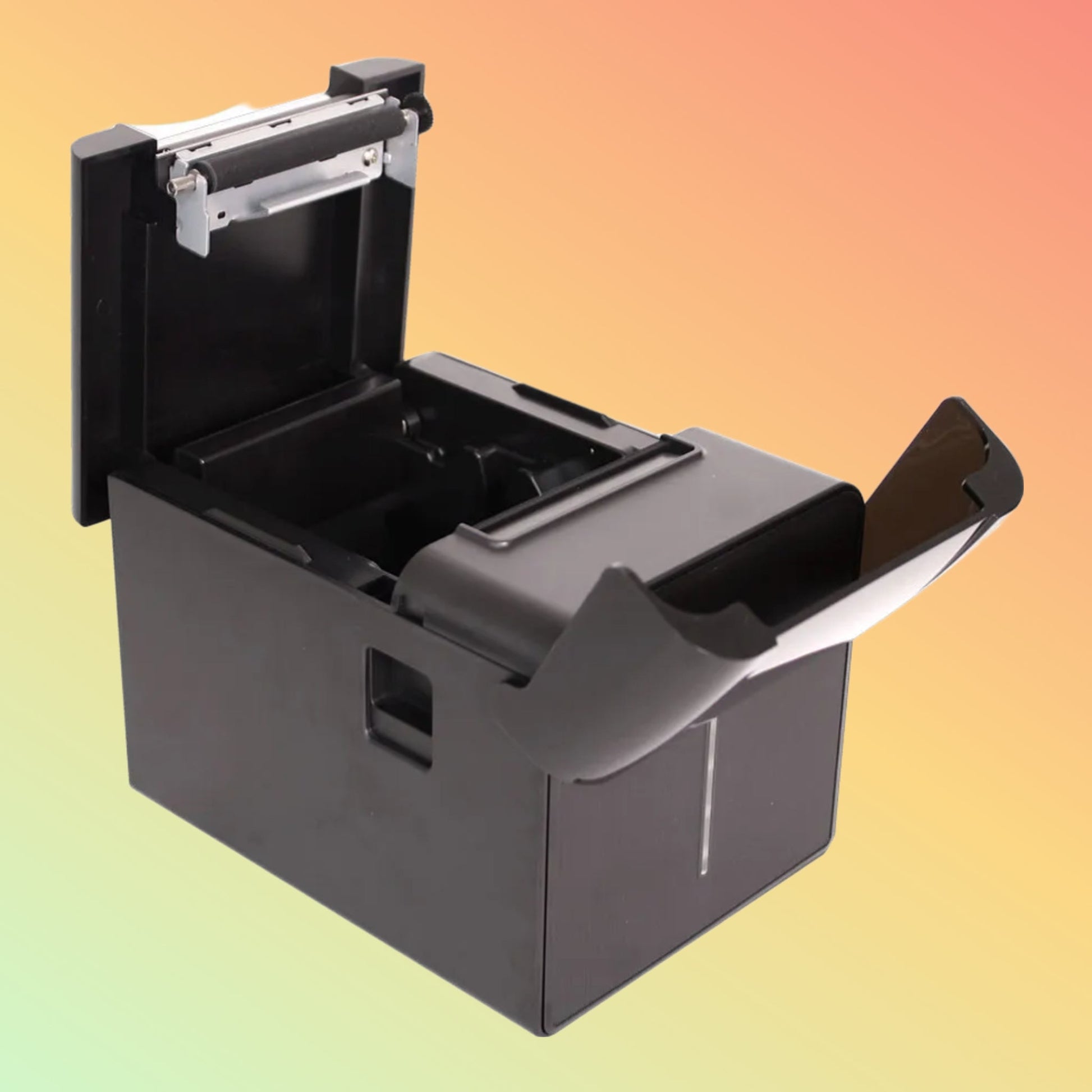 ZYWELL ZY905 POS printer supporting multiple connection types, perfect for modern retail and hospitality environments