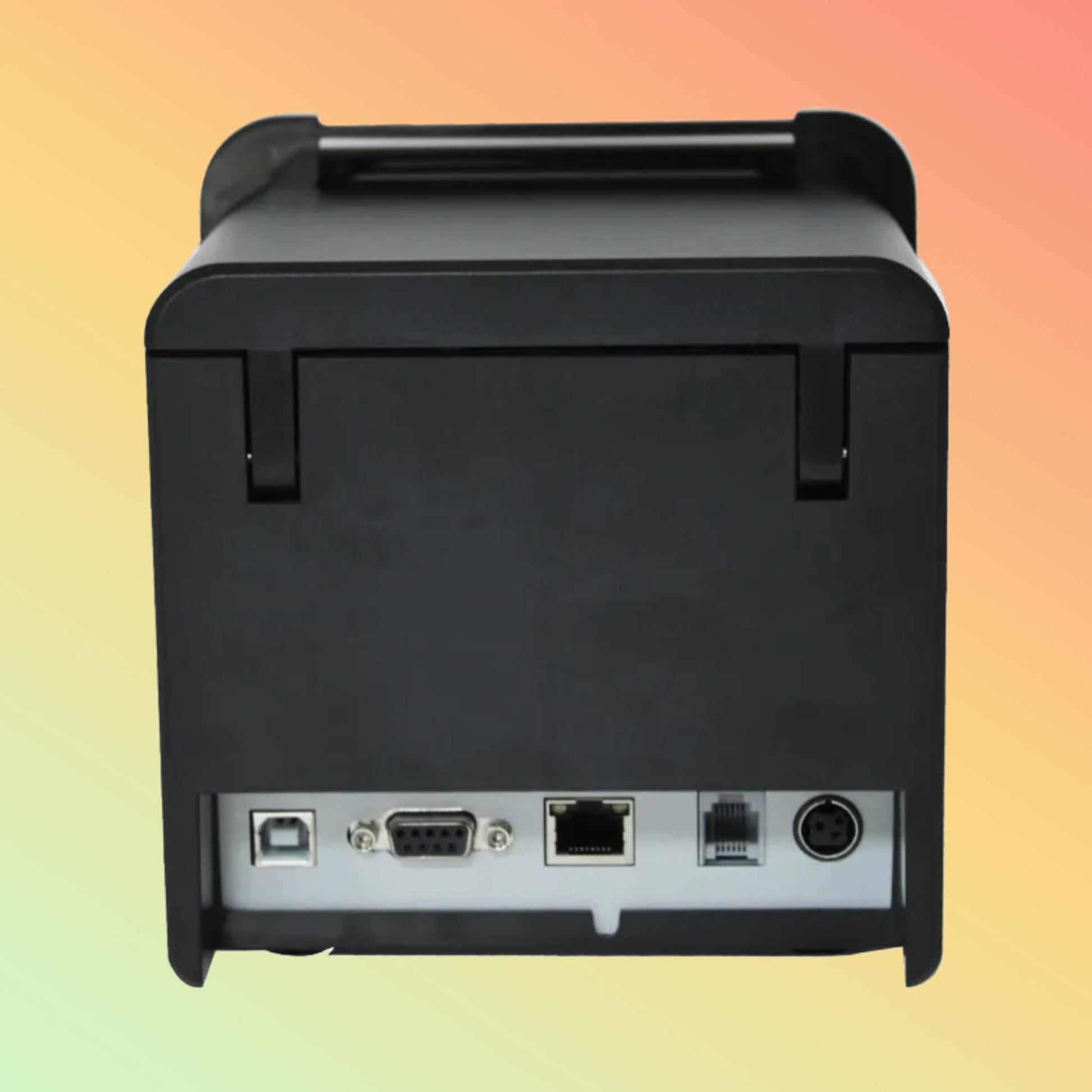 Compact ZYWELL ZY905 thermal printer with 80mm paper size, ideal for fast and reliable receipt printing in high-traffic settings