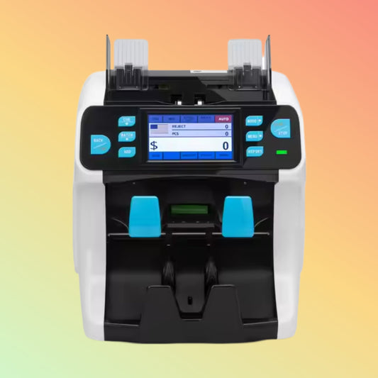 1+1 Pocket Mixed Bill Counter for Multi-Currency Counting