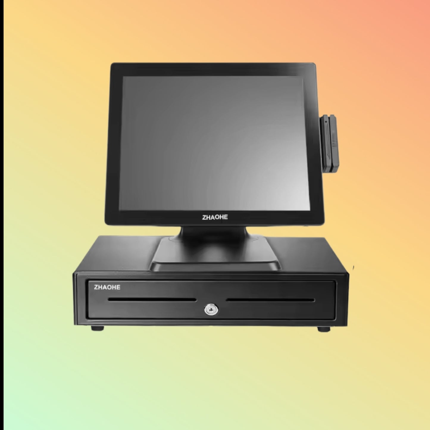 15" All-in-One POS System: Cash Register with Integrated Printer